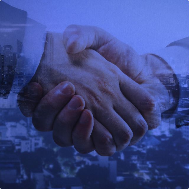 Business handshake