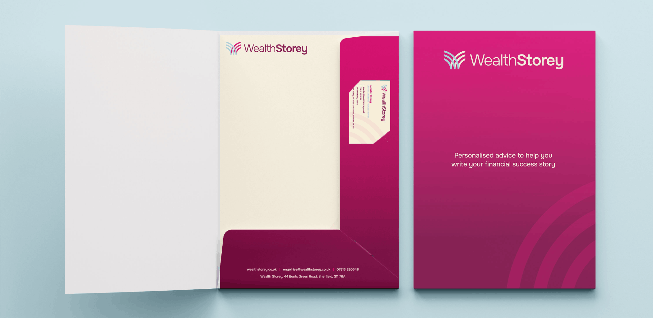 Leaflet design mockup